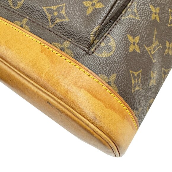 LOUIS VUITTON Authentic Brown Monogram Canvas Backpack - Picture 6 of 13